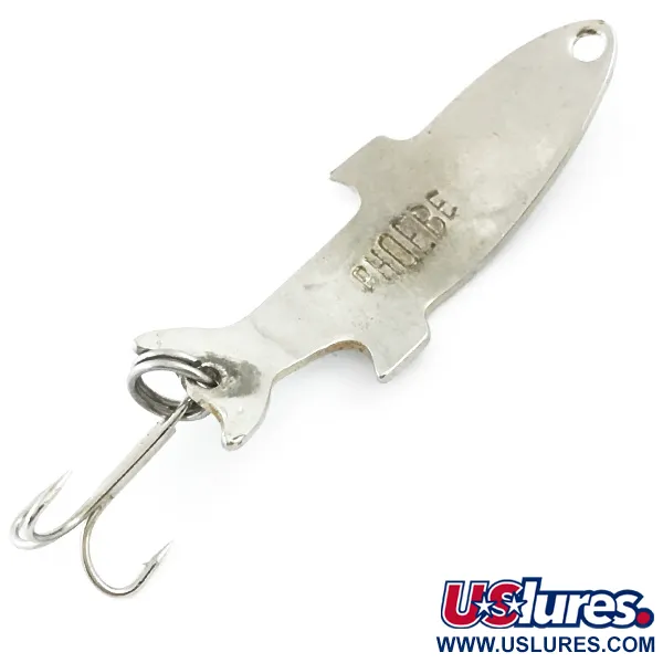 Vintage Acme Phoebe, 1/8oz Silver fishing spoon #5541