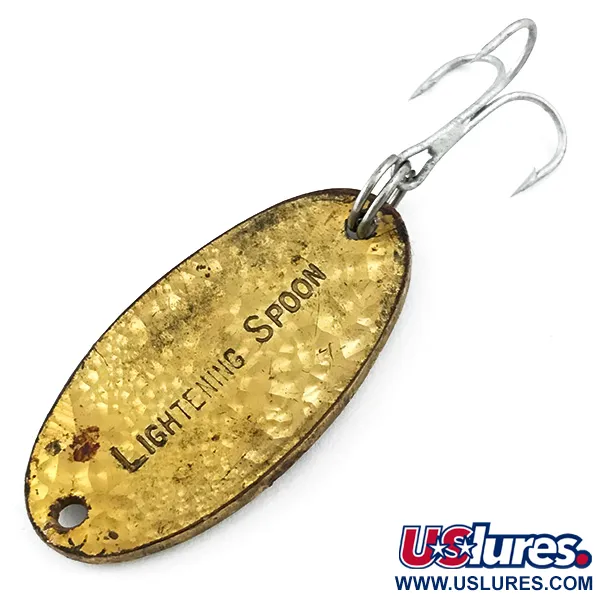 Vintage Acme Lightening Spoon Crystal, 1/3oz Crystal fishing spoon #5543