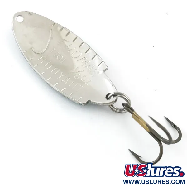 Vintage   Thomas Buoyant, 3/16oz Trout / Nickel fishing spoon #5544