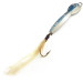 Vintage   Glen Evans Loco 5, 1oz Hammered Nickel / Blue fishing spoon #5549