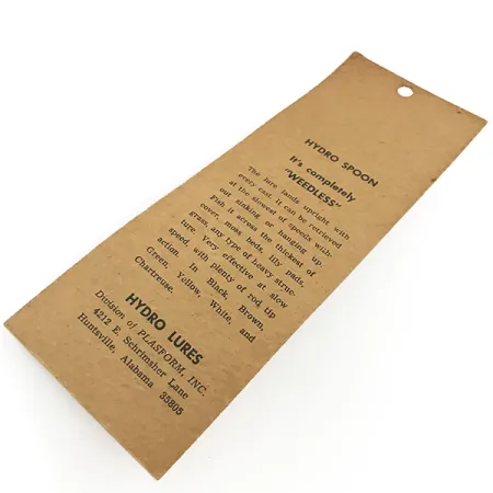 Hydro Lures Weedless Hydro Spoon, 1/2oz Gray Metallic / Black fishing spoon #5550