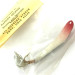  Barney Fish Lure  Weedless Barney Spoon, 1/4oz Red / White fishing spoon #5551