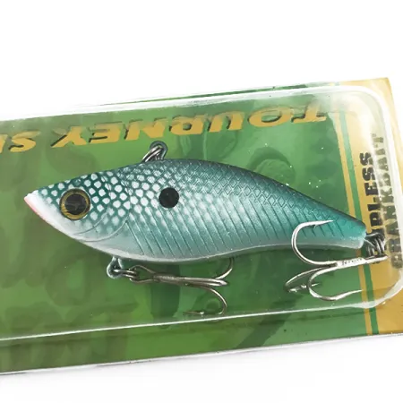 Bass Pro Shops Lipless, 1/2oz Light Blue / Red fishing lure #5553