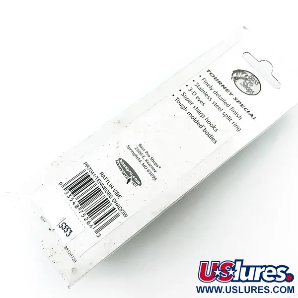   Bass Pro Shops Lipless, 1/2oz Light Blue / Red fishing lure #5553