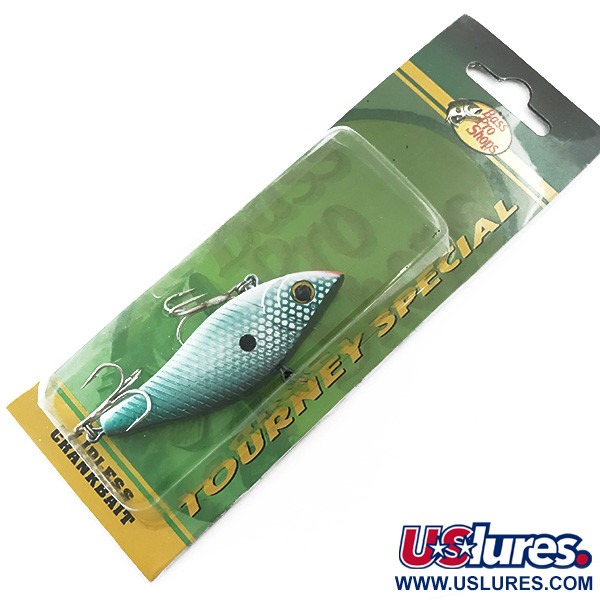   Bass Pro Shops Lipless, 1/2oz Light Blue / Red fishing lure #5553