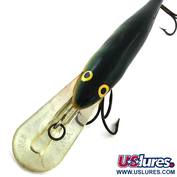 Vintage Rapala Shad Rap Deep Runner 08, 2/5oz Fire Tiger fishing lure #5555