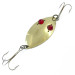 Vintage  Hofschneider Red Eye Wiggler, 1oz Gold / Red fishing spoon #5565