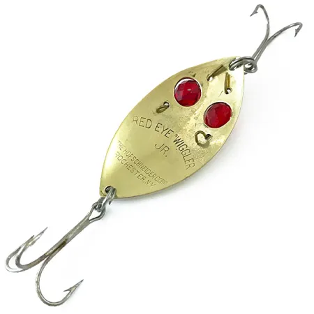 Vintage Hofschneider Red Eye Junior, 1/2oz Gold / Red fishing spoon #5566