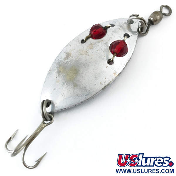 Vintage  Hofschneider Red Eye, 1/4oz Silver / Red fishing spoon #5567