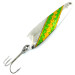 Vintage  Len Thompson Northern King 28 UV, 1/2oz Silver / Yellow / Green UV fishing spoon #5568