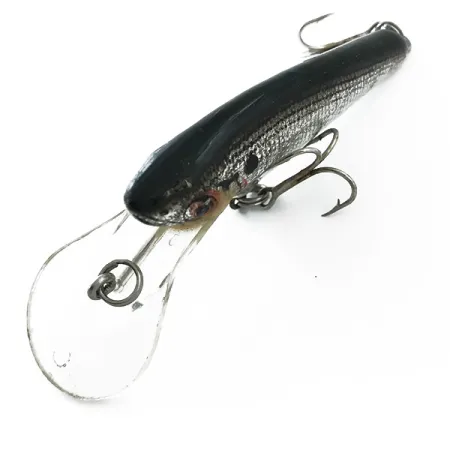 Vintage Other Bagley Small Fry Shad, 1/3oz Silver fishing lure #5569