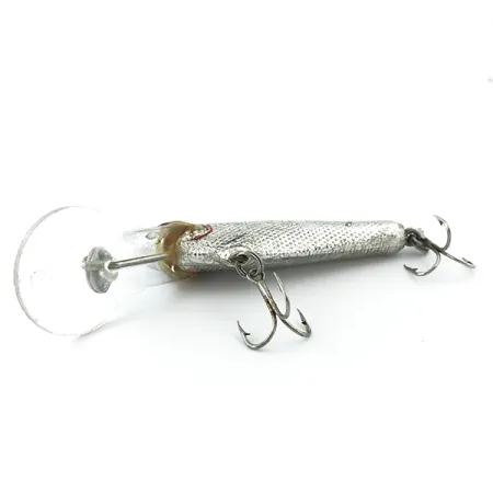 Vintage Other Bagley Small Fry Shad, 1/3oz Silver fishing lure #5569