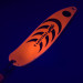 Vintage   Mepps Syclops 2 UV, 3/5oz Fluorescent Orange / Gold fishing spoon #5572