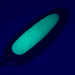 Vintage   Blue Fox Pixee UV, 1/4oz Green / Hammered Nickel fishing spoon #5575