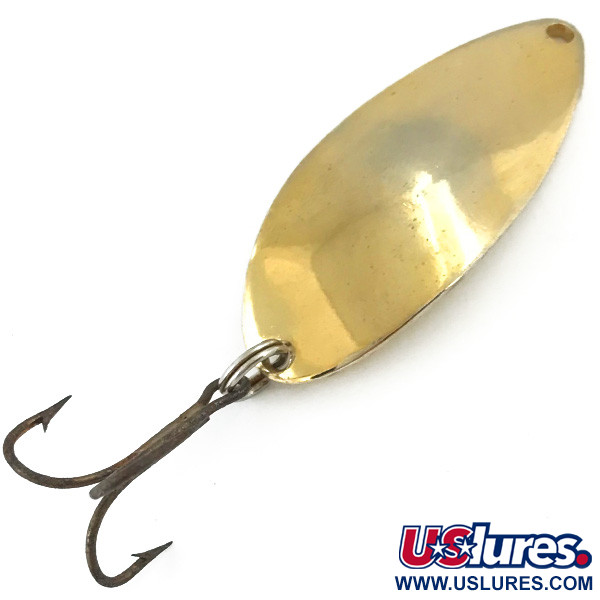 Vintage  Seneca Little Cleo (Hula Girl), 1/2oz Gold fishing spoon #5584