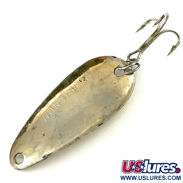 Vintage Acme Wonderlure, 1/4oz Gold fishing spoon #5585
