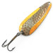 Vintage  Acme Wonderlure, 2/5oz Hammered Nickel / Orange / Bronze (Brass) fishing spoon #5586