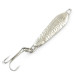 Vintage  Unknown Jig Lure, 3/16oz Hammered Nickel fishing spoon #5588