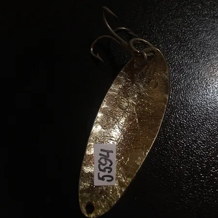 Vintage Seneca Little Cleo (Hula Girl), 1/3oz Gold fishing spoon #5594