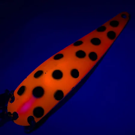 Vintage Marathon UV, 3/5oz Red / Black / Nickel fishing spoon #5600