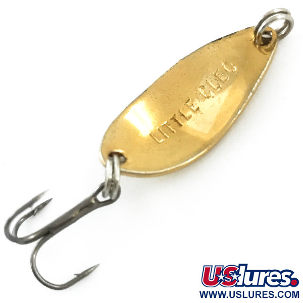 Vintage  Seneca Little Cleo, 1/8oz Gold fishing spoon #5601