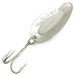 Vintage   Blue Fox Pixee (Glow In Dark), 3/4oz Hammered Nickel / White Glow in Dark fishing spoon #5615