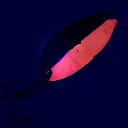 Vintage Seneca Little Cleo UV, 1/8oz Gold / Orange fishing spoon #5627