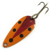 Vintage  Eppinger Dardevle Midget, 3/16oz Orange / Red / Black / Nickel fishing spoon #5636