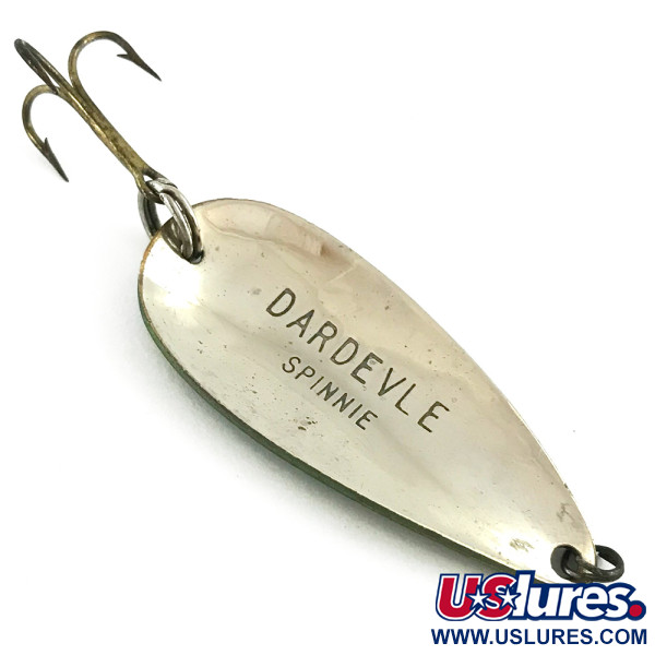 Vintage  Eppinger Dardevle Spinnie, 1/3oz Frog fishing spoon #5637