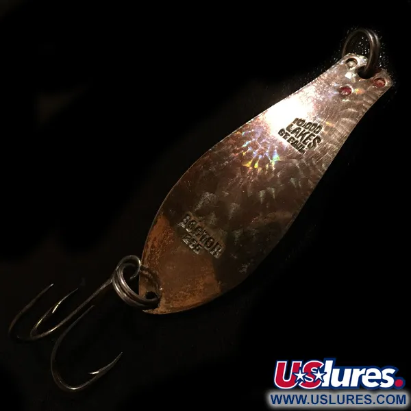 Vintage Prescott Spinner Little Doctor 255 Crystal, 1/4oz Crystal (Copper crystal) fishing spoon #5645