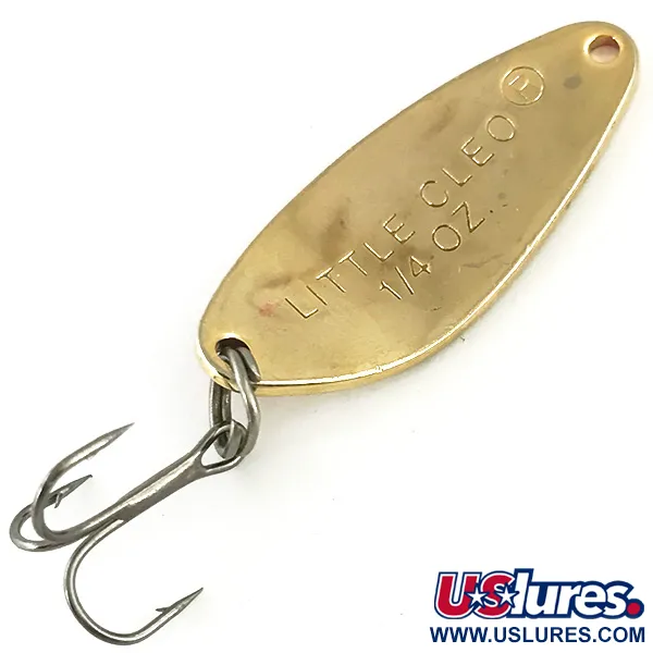 Vintage Acme Little Cleo, 1/4oz Copper / Red fishing spoon #5649