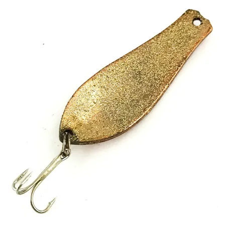 Vintage Prescott Spinner Little Doctor 255, 1/4oz Red Glitter / Golden Glitter fishing spoon #5655