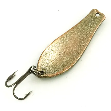 Vintage Prescott Spinner Little Doctor 255, 1/4oz Green Glitter / Golden Glitter fishing spoon #5656