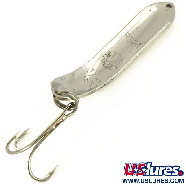 Vintage   Thomas EEL, 1/3oz Nickel / Red fishing spoon #5657