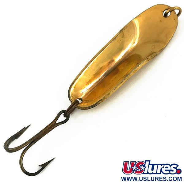 Vintage  Pflueger  Chum Pflueger, 1/4oz Gold fishing spoon #5659