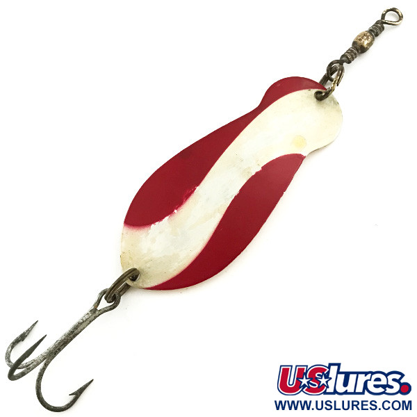 Vintage  K-B Bait K-B Spoon , 1oz Red / White / Copper fishing spoon #5675