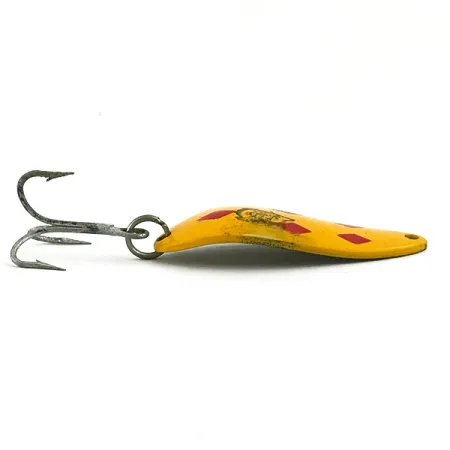 Vintage Eppinger Dardevle Devle Dog 7600, 1/3oz Five of Diamonds fishing spoon #5678