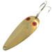 Vintage   Worth Spoon, 3/5oz Gold / Red Eyes fishing spoon #5694