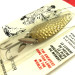  Eppinger Dardevle Imp Klicker, 2/5oz Hammered Brass fishing spoon #5699