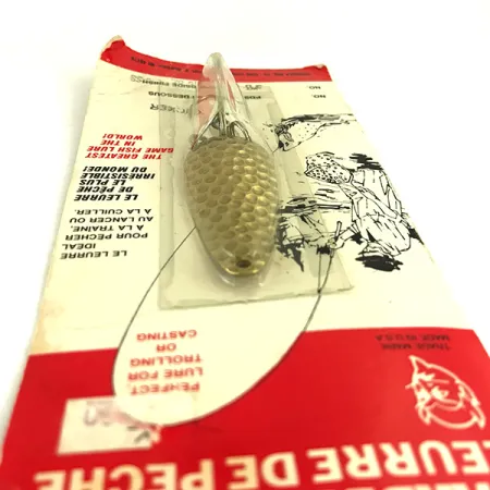 Eppinger Dardevle Imp Klicker, 2/5oz Hammered Brass fishing spoon #5699