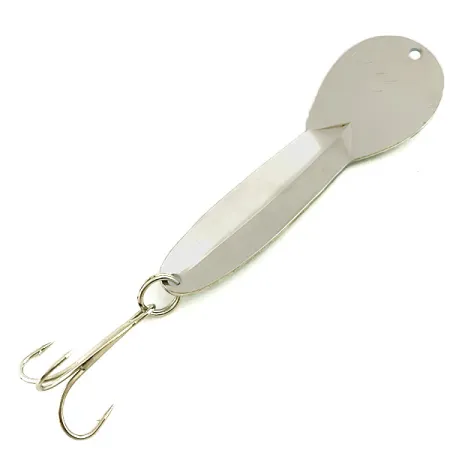 Acme Dazzler #4, 2/3oz Hammered Nickel / Green fishing spoon #5700