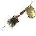 Vintage   Mepps Aglia 3 dressed (squirrel tail), 1/4oz Gold spinning lure #5705