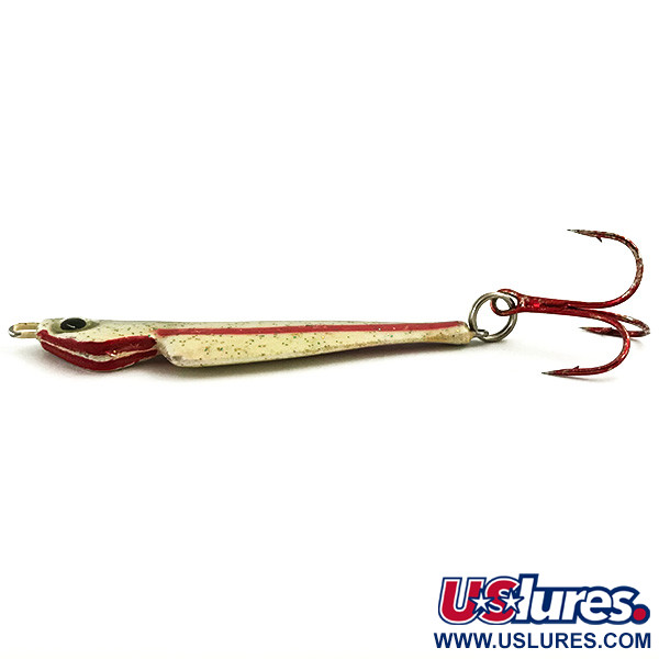 Vintage  Hildebrandt Spinners Hildebrandt Slab Master Red tail Jig Lure UV , 1/3oz  fishing spoon #5712