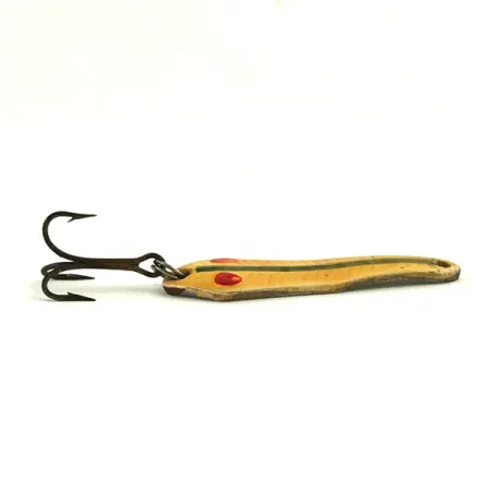 Vintage Other Thommen Chelly, 3/16oz Yellow / Nickel fishing spoon #5717