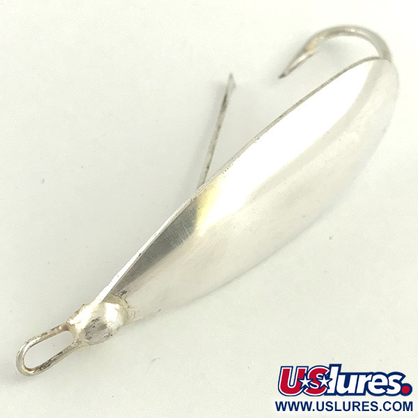 Vintage   Weedless Johnson Silver Minnow, 1/3oz Silver fishing spoon #5718