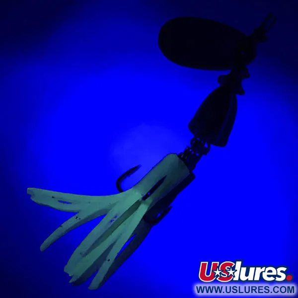 Vintage Blue Fox Super Vibrax 1, 1/8oz Gold spinning lure #5725