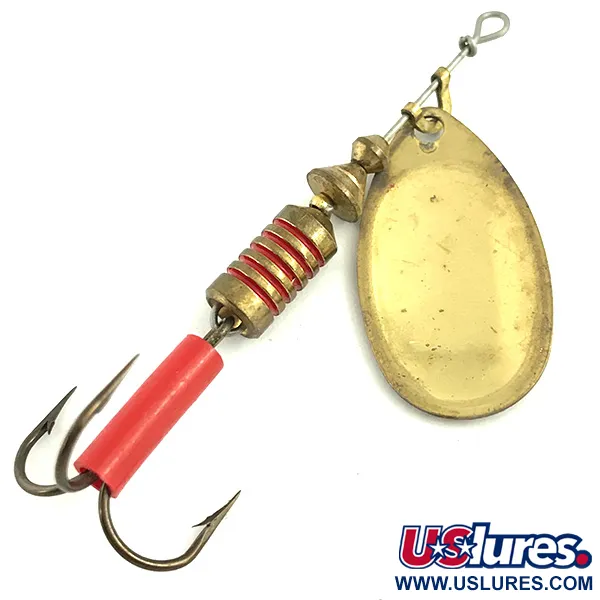 Vintage   Mepps Aglia 3, 1/4oz Gold spinning lure #5732