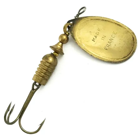 Vintage Vintage Mepps Aglia 3 (1950s), 1/4oz Gold spinning lure #5733