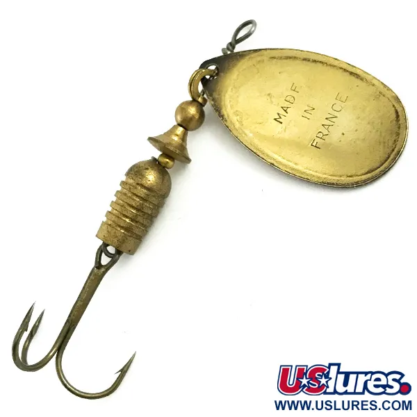 Vintage   Vintage Mepps Aglia 3 (1950s), 1/4oz Gold spinning lure #5733