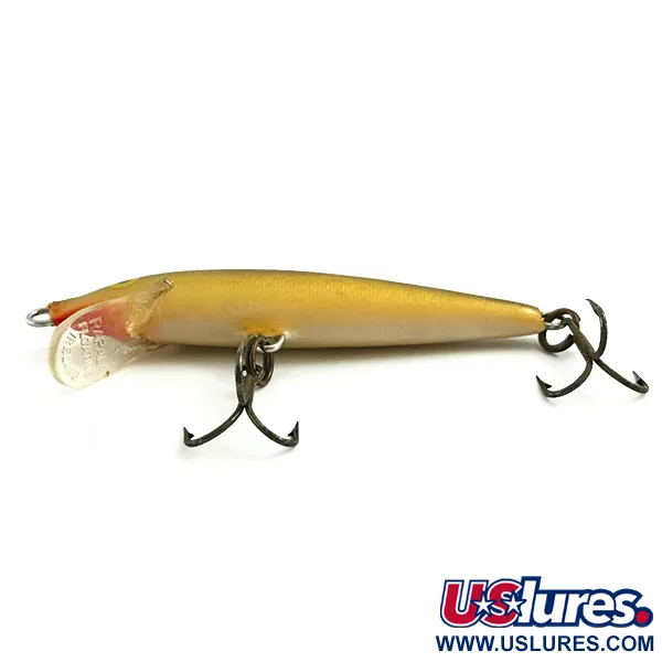 Vintage Rapala Original Floater, 1/8oz Gold fishing lure #5742